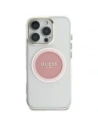 Hurtownia GSM - Guess IML Metal Colorat Cerc Logo Clasic MagSafe Apple iPhone 16 Pro Max roz. - GUE4558 - {ean13} - Hurt