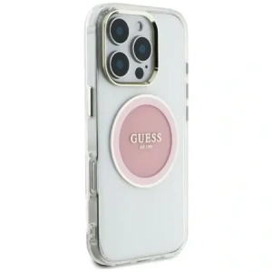 Hurtownia GSM - Vermutlich IML Metallfarbener Kreis Klassisches Logo MagSafe Apple iPhone 16 Pro Max rosa - GUE4558 - {ean13} - Hurt