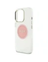 Hurtownia GSM - Guess IML Metal Colorat Cerc Logo Clasic MagSafe Apple iPhone 16 Pro Max roz. - GUE4558 - {ean13} - Hurt