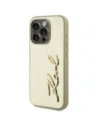 Hurtownia GSM - Etui Karl Lagerfeld Wrinkled Metal Signature do Apple iPhone 15 Pro złoty - KLD22041 - {ean13} - Hurt