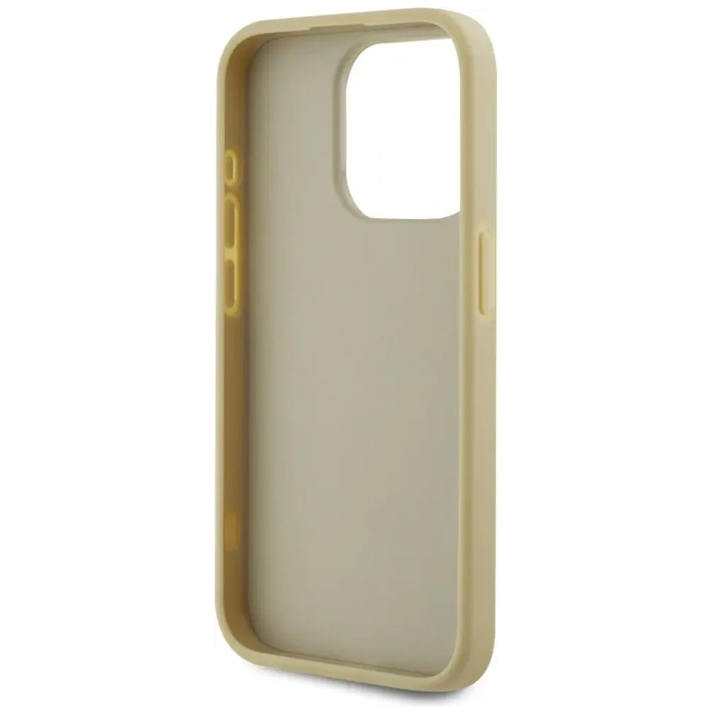 Wholesale Karl Lagerfeld Wrinkled Metal Signature Apple iPhone 15 Pro gold - KLD22041 - {ean13} - Hurt