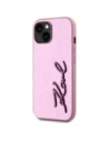 Hurtownia GSM - Karl Lagerfeld Gyűrött Fém Aláírás Apple iPhone 15 rózsaszín - KLD22042 - {ean13} - Hurt