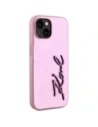 Hurtownia GSM - Karl Lagerfeld Gyűrött Fém Aláírás Apple iPhone 15 rózsaszín - KLD22042 - {ean13} - Hurt