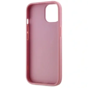 Wholesale Karl Lagerfeld Wrinkled Metal Signature Apple iPhone 15 pink - KLD22042 - {ean13} - Hurt