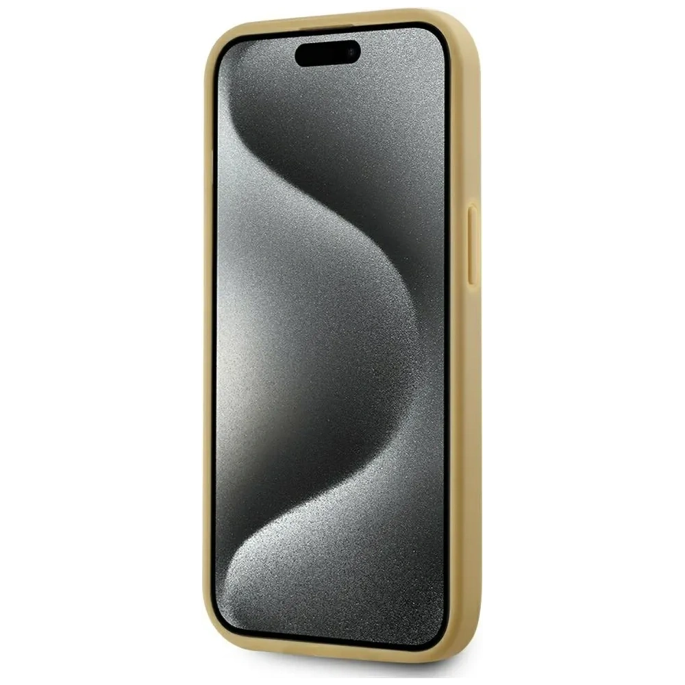 Hurtownia GSM - Etui Karl Lagerfeld Wrinkled Metal Signature do Apple iPhone 15 złoty - KLD22043 - {ean13} - Hurt