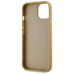 Wholesale Karl Lagerfeld Wrinkled Metal Signature Apple iPhone 15 gold - KLD22043 - {ean13} - Hurt