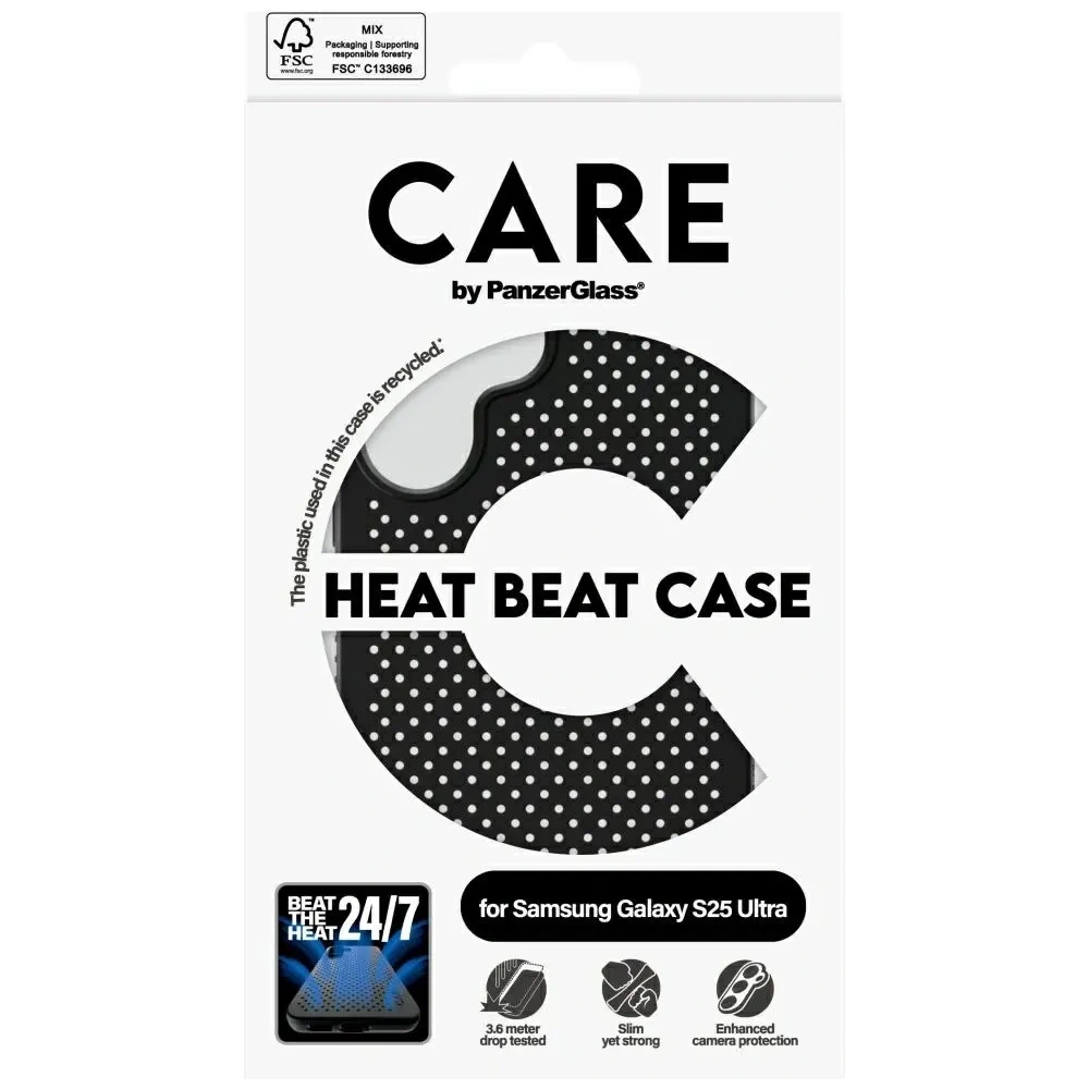Hurtownia GSM - Etui CARE by PanzerGlass Feature Heat Beat do Samsung Galaxy S25 Ultra czarny - PZG876 - {ean13} - Hurt