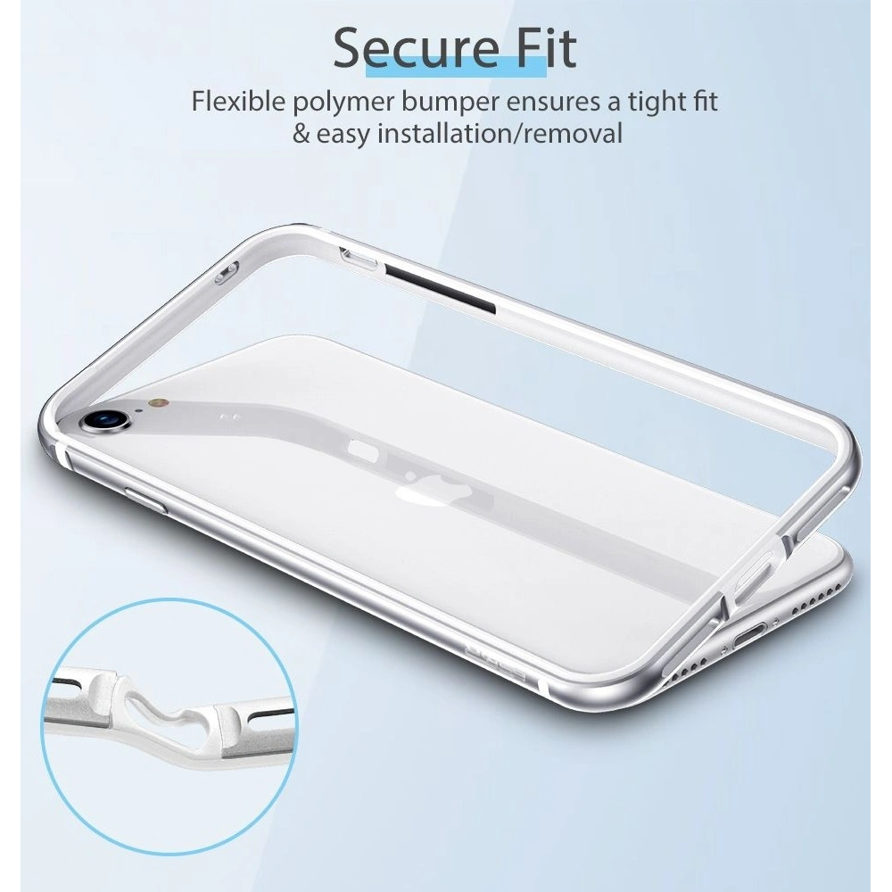 Hurtownia GSM - Etui ESR Edge Guard Apple iPhone SE 2022/SE 2020/8/7 Stříbrný - ESR182SLV - {ean13} - Hurt