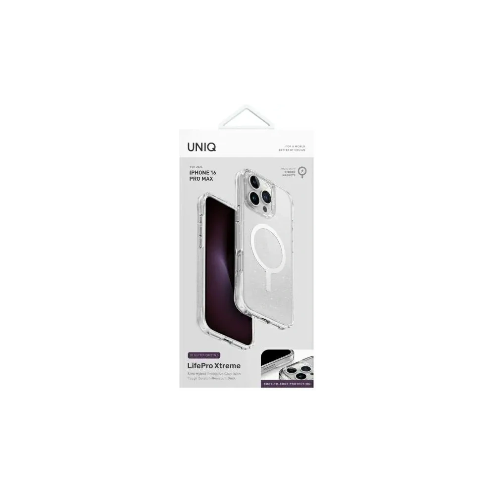 Wholesale UNIQ LifePro Xtreme Apple iPhone 16 Pro Max Magclick Charging tinsel lucent - UNIQ1547 - {ean13} - Hurt