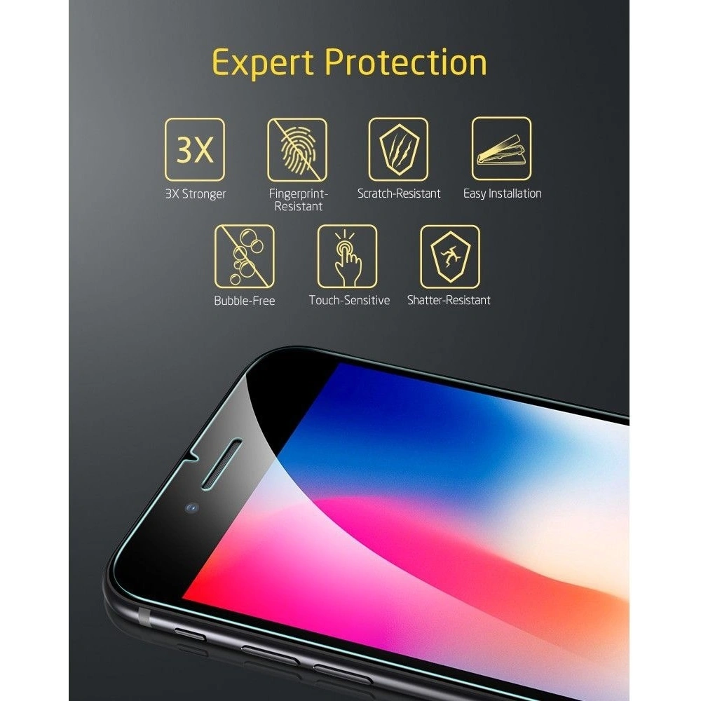 Hurtownia GSM - Sklo ESR Screen Shield Apple iPhone SE 2022/SE 2020/8/7 Clear [2 PACK] - ESR183CL - {ean13} - Hurt