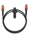 UAG Urban Armor Gear Cablu Rezistent USB-C / USB-C 60W 1.5m (negru / portocaliu)