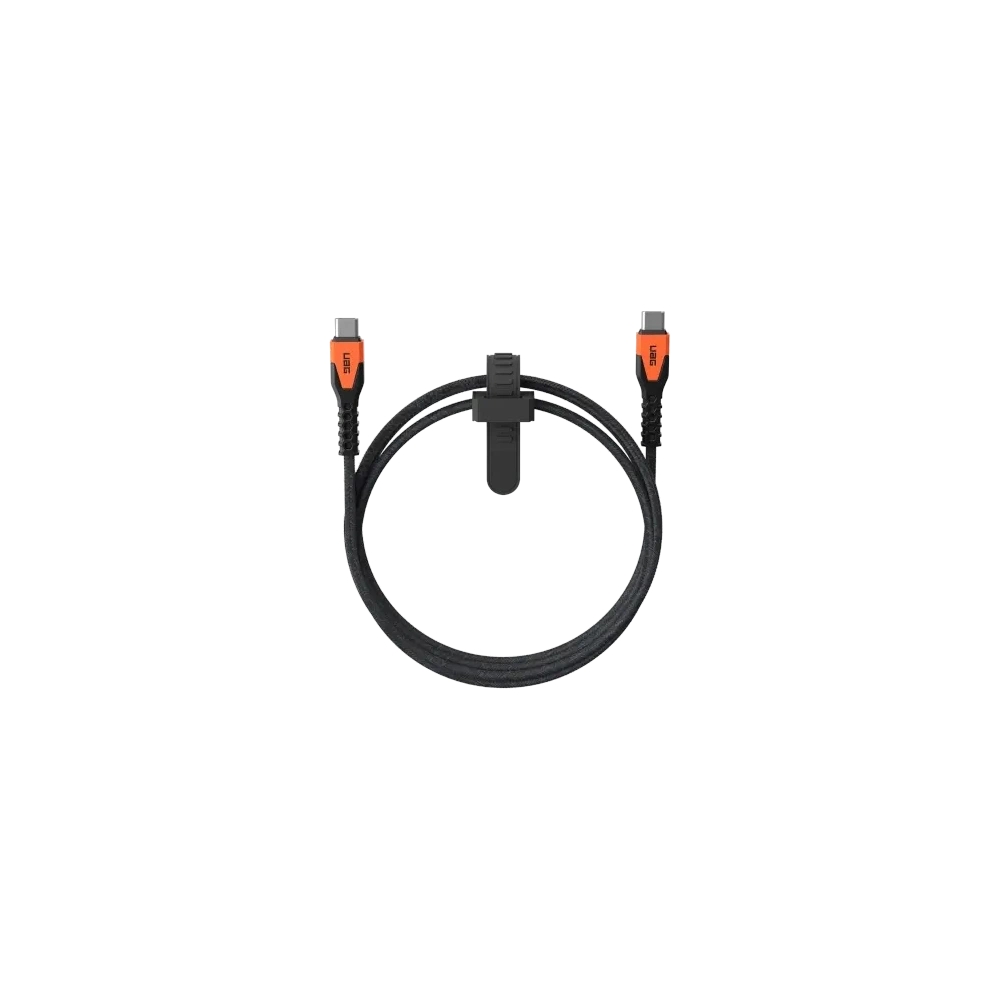 Hurtownia GSM - UAG Urban Armor Gear Odolný kabel USB-C / USB-C 60W 1,5 m (černý / oranžový) - UAG1543 - {ean13} - Hurt