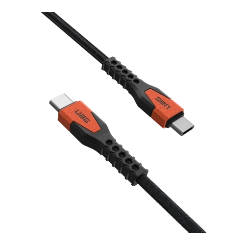 Kabel USB-C / USB-C UAG Urban Armor Gear Rugged Cable 60W 1.5m (black / orange)
