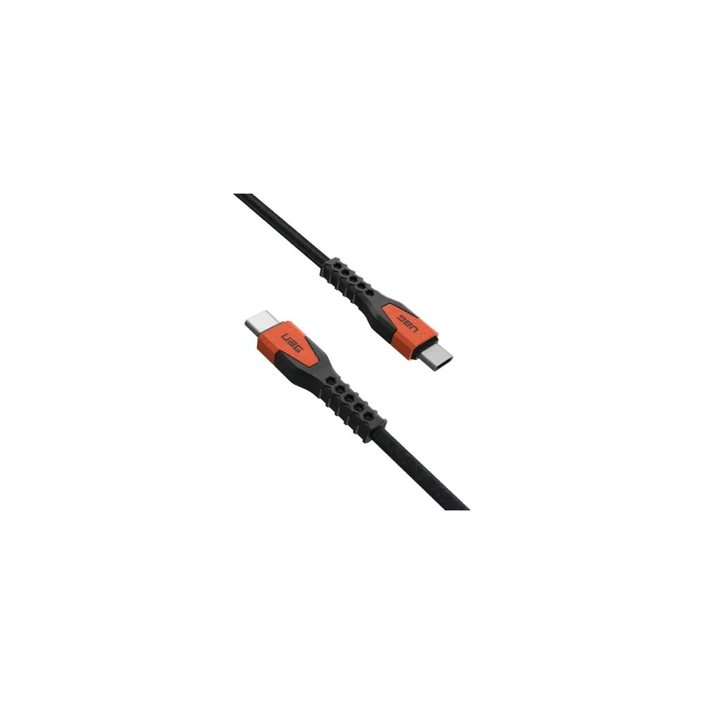 Hurtownia GSM - UAG Urban Armor Gear Odolný kabel USB-C / USB-C 60W 1,5 m (černý / oranžový) - UAG1543 - {ean13} - Hurt