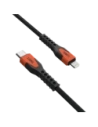 UAG Urban Armor Gear Robustes Kabel USB-C / Lightning 30W 1,5 m (schwarz / orange)
