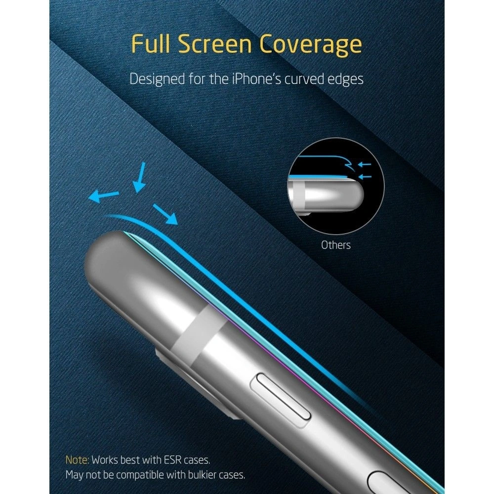 Hurtownia GSM - Szkło ESR Screen Shield 3D Apple iPhone SE 2022/SE 2020/8/7 White - ESR184WHT - {ean13} - Hurt