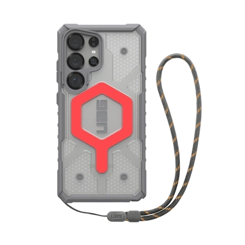Etui UAG Urban Armor Gear Pathfinder Clear Magnet Bundle Apple Samsung Galaxy S25 Ultra MagSafe (active lava)