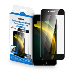 Szkło ESR Screen Shield 3D Apple iPhone SE 2022/SE 2020/8/7 Black