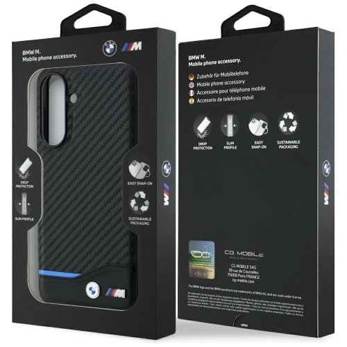 Etui BMW M Carbon do Samsung Galaxy A56 czarny