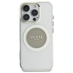 Hurtownia GSM - Vermutlich IML Metallfarbener Kreis Klassisches Logo MagSafe Apple iPhone 16 Pro Max grau - GUE4559 - {ean13} - Hurt