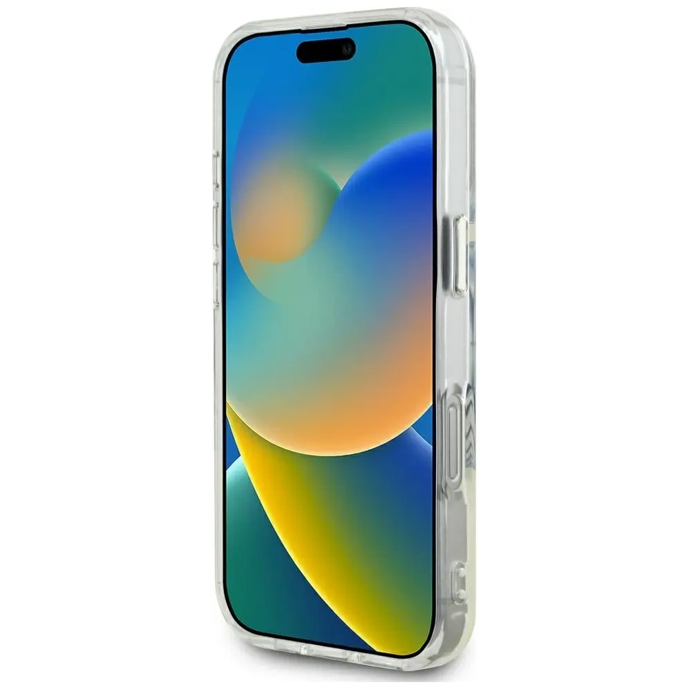 Hurtownia GSM - Hádejte IML Metal Barevný Kruh Klasické Logo MagSafe Apple iPhone 16 Pro Max šedý - GUE4559 - {ean13} - Hurt