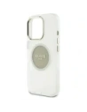 Wholesale Guess IML Metal Colored Circle Classic Logo MagSafe Apple iPhone 16 Pro Max grey - GUE4559 - {ean13} - Hurt