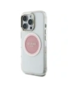 Hurtownia GSM - Hádej IML Metal Barevný Kruh Klasické Logo MagSafe Apple iPhone 16 Pro růžový - GUE4560 - {ean13} - Hurt