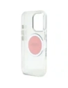 Hurtownia GSM - Guess IML Metal Colorat Cerc Logo Clasic MagSafe Apple iPhone 16 Pro roz. - GUE4560 - {ean13} - Hurt