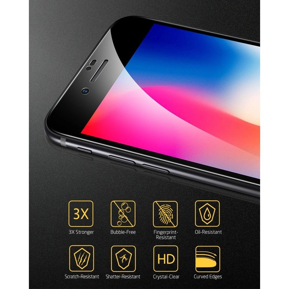 Hurtownia GSM - Szkło ESR Screen Shield 3D Apple iPhone SE 2022/SE 2020/8/7 Black - ESR185BLK - {ean13} - Hurt