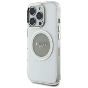 Hurtownia GSM - Hádejte IML Metal Barevný Kruh Klasické Logo MagSafe Apple iPhone 16 Pro šedý - GUE4561 - {ean13} - Hurt