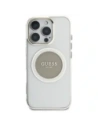 Hurtownia GSM - Guess IML Metal Colorat Cerc Logo Clasic MagSafe Apple iPhone 16 Pro gri - GUE4561 - {ean13} - Hurt