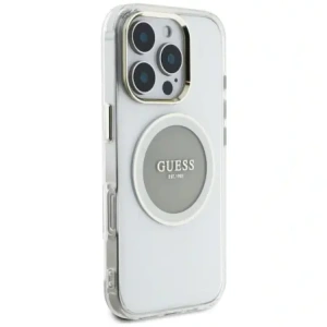 Hurtownia GSM - Hádejte IML Metal Barevný Kruh Klasické Logo MagSafe Apple iPhone 16 Pro šedý - GUE4561 - {ean13} - Hurt