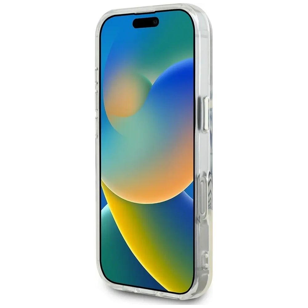 Hurtownia GSM - Hádejte IML Metal Barevný Kruh Klasické Logo MagSafe Apple iPhone 16 Pro šedý - GUE4561 - {ean13} - Hurt