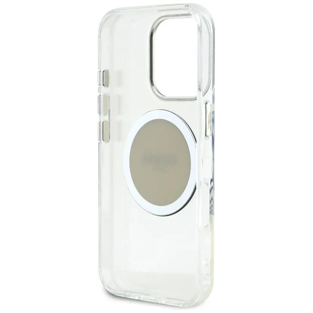 Hurtownia GSM - Hádejte IML Metal Barevný Kruh Klasické Logo MagSafe Apple iPhone 16 Pro šedý - GUE4561 - {ean13} - Hurt