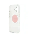 Hurtownia GSM - Guess IML Metal Colorat Cerc Logo Clasic MagSafe Apple iPhone 16 roz - GUE4562 - {ean13} - Hurt