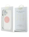 Wholesale Guess IML Metal Colored Circle Classic Logo MagSafe Apple iPhone 16 pink - GUE4562 - {ean13} - Hurt