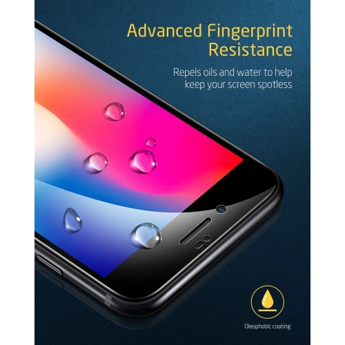 Szkło ESR Screen Shield 3D Apple iPhone SE 2022/SE 2020/8/7 Black