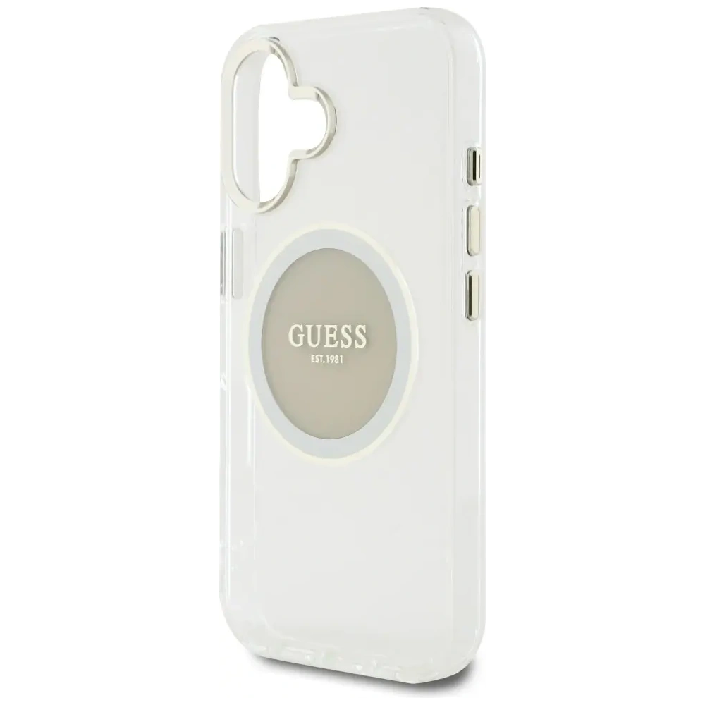 Hurtownia GSM - Tippelj IML Fém Színű Kör Klasszikus Logó MagSafe Apple iPhone 16 szürke - GUE4563 - {ean13} - Hurt
