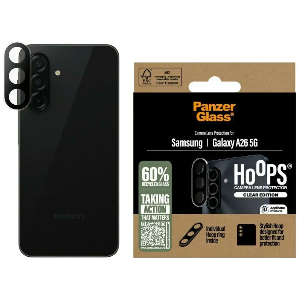 Wholesale PanzerGlass Hoops Lens Protector Samsung Galaxy A26 5G clear - PZG878 - {ean13} - Hurt