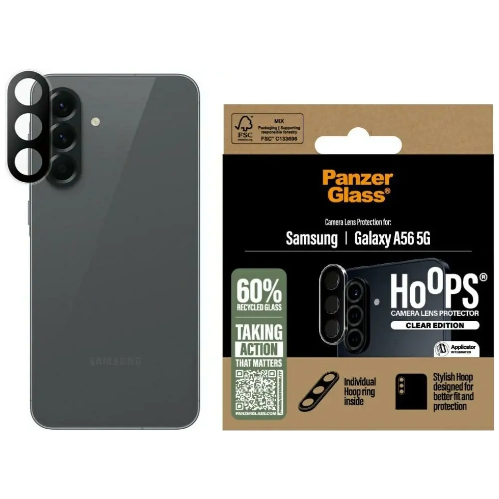 Wholesale PanzerGlass Hoops Lens Protector Samsung Galaxy A56 5G clear - PZG879 - {ean13} - Hurt