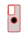 Wholesale Bizon Case Hybrid Ring Realme C75 4G / 14x 5G smoky with a red frame - BIZ9081 - {ean13} - Hurt