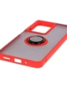Wholesale Bizon Case Hybrid Ring Realme C75 4G / 14x 5G smoky with a red frame - BIZ9081 - {ean13} - Hurt