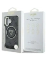 Wholesale Guess IML Metal Glitter 4G Circle Triangle MagSafe Apple iPhone 16 black - GUE4565 - {ean13} - Hurt