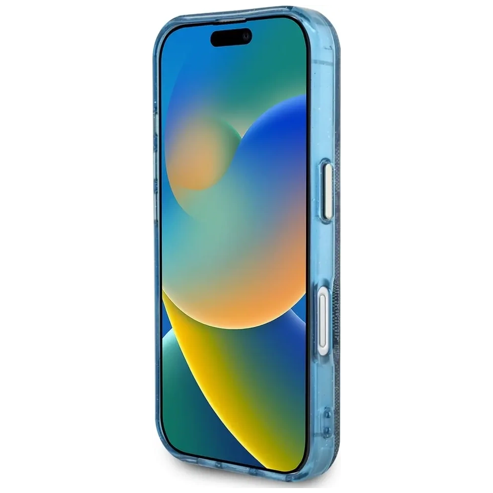 Hurtownia GSM - Vermutlich IML Metall Glitzer 4G Kreis Dreieck MagSafe Apple iPhone 16 blau - GUE4566 - {ean13} - Hurt