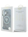 Wholesale Guess IML Metal Glitter 4G Circle Triangle MagSafe Apple iPhone 16 blue - GUE4566 - {ean13} - Hurt