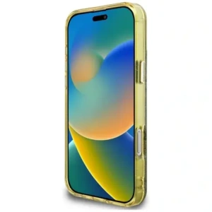 Hurtownia GSM - Hádejte IML Metal Glitter 4G Kruh Trojúhelník MagSafe Apple iPhone 16 Pro hnědý - GUE4567 - {ean13} - Hurt