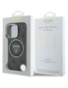 Hurtownia GSM - Hádej IML Metal Glitter 4G Kruh Trojúhelník MagSafe Apple iPhone 16 Pro černý - GUE4568 - {ean13} - Hurt