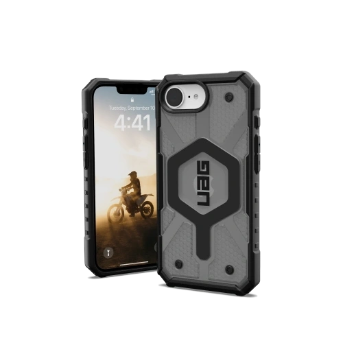 Etui UAG Urban Armor Gear Pathfinder Clear Apple iPhone 16e MagSafe (ash)