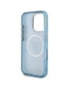 Wholesale Guess IML Metal Glitter 4G Circle Triangle MagSafe Apple iPhone 16 Pro Max blue - GUE4571 - {ean13} - Hurt