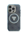 Hurtownia GSM - Hádej IML Metal Glitter 4G Kruh Trojúhelník MagSafe Apple iPhone 16 Pro modrý - GUE4573 - {ean13} - Hurt